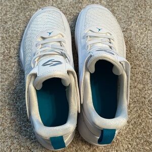 Jordan Luka 1 PS in White and Metallic Silver